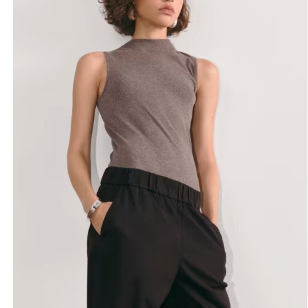 NWT Everlane The Easy Pant Pull On Black Size Medium - Picture 3 of 13